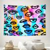 Wall Tapestry Aesthetic Room Decor Trippy Psychedelic Art Home Decor Hippie Wall Hanging Bedroom Decor Vintage Tapestry Festival