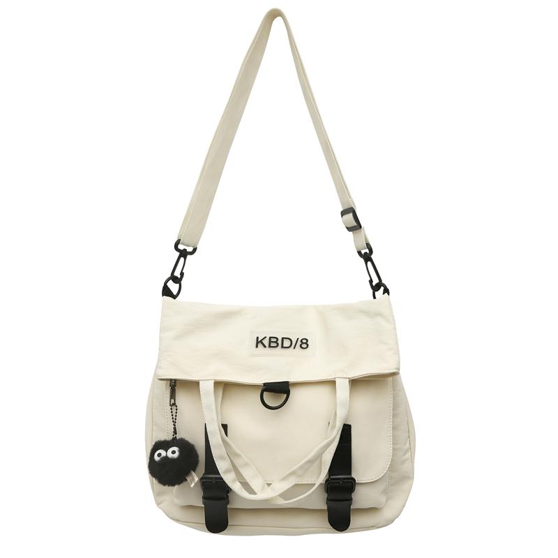 

New DCLOUD Nylon Crossbody Bag Unisex White/Black/Blue/Green/Orange YLYD895 33.0*11.9*40.1CM