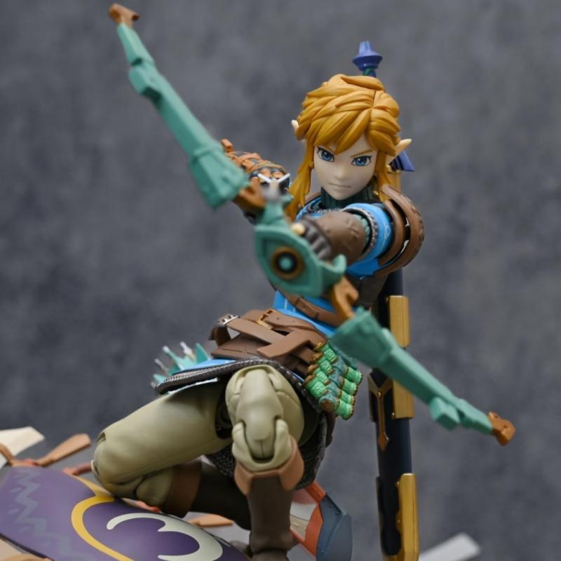 Figma 626 Link Figure Deluxe The Legend Of Zelda Tears Of The Kingdom Figures Breath Of The Wild Anime Collection Figurine Toys