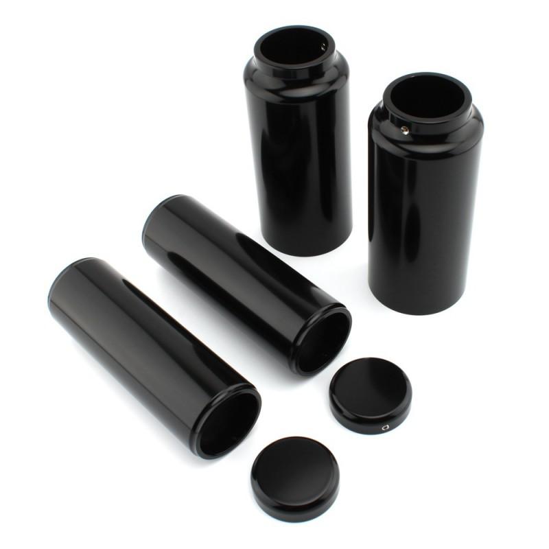 Harley Breakout Fork Slider Cover Black Motorcycle Front Suspension Decorative Shield Upgrade Accessory