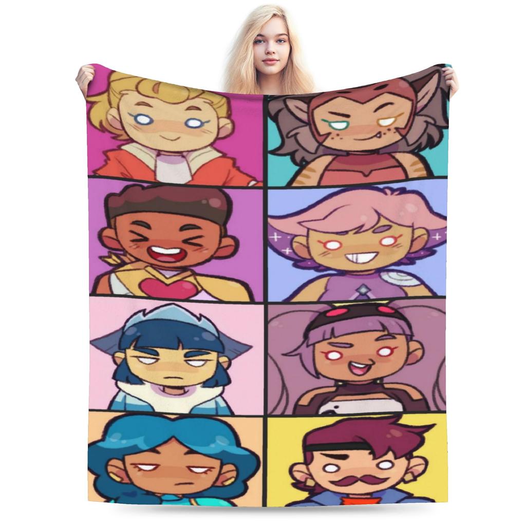 Cozy She-Ra and the Princesses of Power Blanket Merch Sofa Decorative  Blanket Throw Ultra-Soft Fleece for Car
