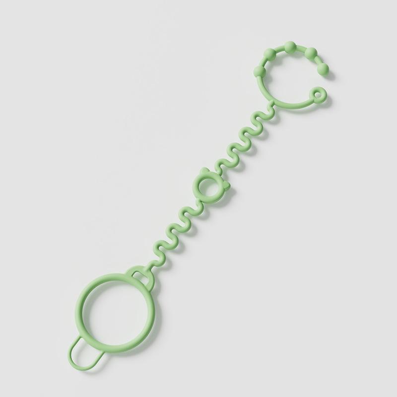 

Силиконовый противоударный держатель для коляски и детской бутылочки с клипсой-прорезывателем