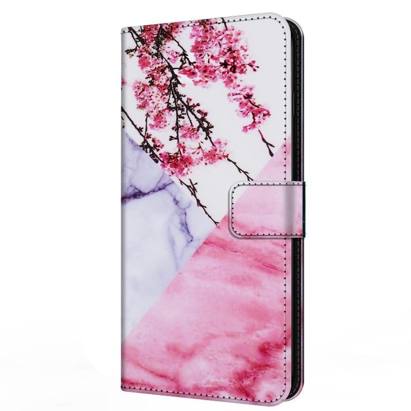 Buch Leder Süße Hülle Für Samsung Galaxy A12 A02 A03s A42 A32 4G A52s 5G Hülle Portemonnaie Blume Bemalt Kühl Ständer Klapp A 03s 12