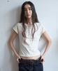 MILLO WOMEN Henry Natural Cap Sleeve Top [Ecru]