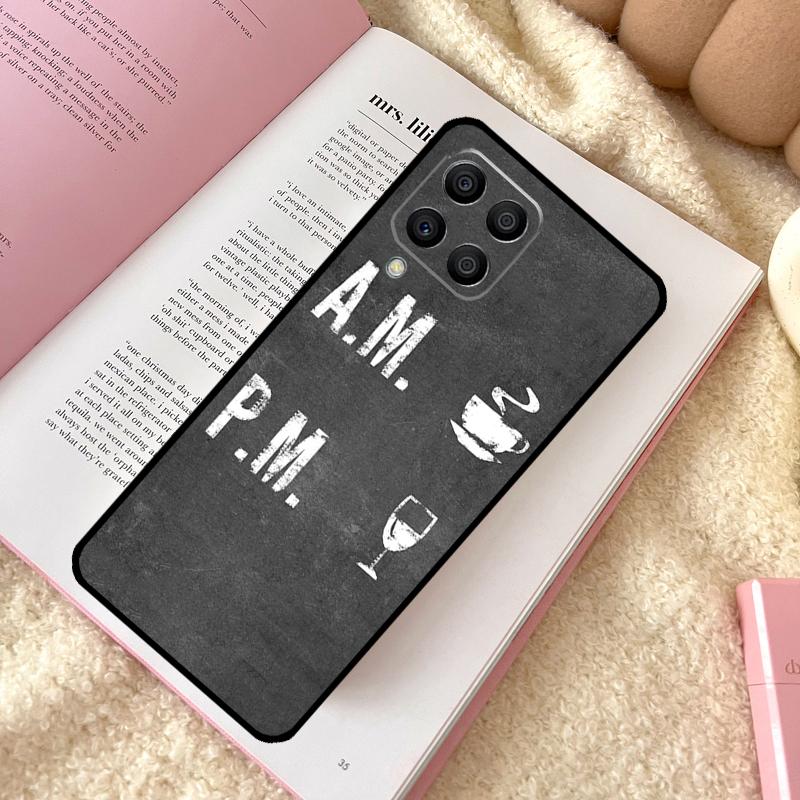

Coffee Wine Cup Case For Samsung Galaxy M11 M12 M13 M14 M15 M06 M16 M36 M56 M31 M53 M32 M52 M35 M55 M34 M54 Samsung M33