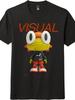 Unisex Casual Cartoon Tee Visual Monster Debuts!Trendy Toy-Style Monster T-shirt