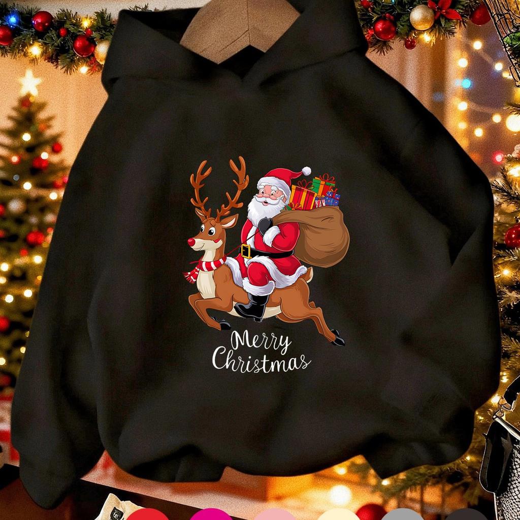 Girls' Fashion Hoodie with Hooded Cartoon Print, Comfortable and Stylish Shirt for Fall Winter Leisure Sports