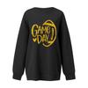 Unisex Lightweight Long Sleeve Neck Sweatshirt with Fashion Print for Everyday Wear