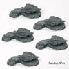 1/5Pcs 3.5-8Cm Length Mini Moss Covered Forest Rock Model Irregular Simulation Rock For Micro-Landscape Outdoor Decoration