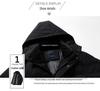 Herren Winter Mittellange Verdickte Baumwolljacke für Mittleren Alters & Ältere mit Zusätzlichem Fleece