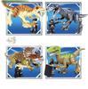 Klocki Jurassic World T-Rex, Zabawka STEM dla Chłopców, Zestaw Puzzle Dinozaurów, Edukacyjny Prezent dla Dzieci, Zestaw Konstrukcyjny