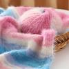 100g/Roll Wool Thread DIY Mohair Yarn Soft Warm Scarf Hat Knitting Supplies Knitted Sweater Gradient Wool Blend