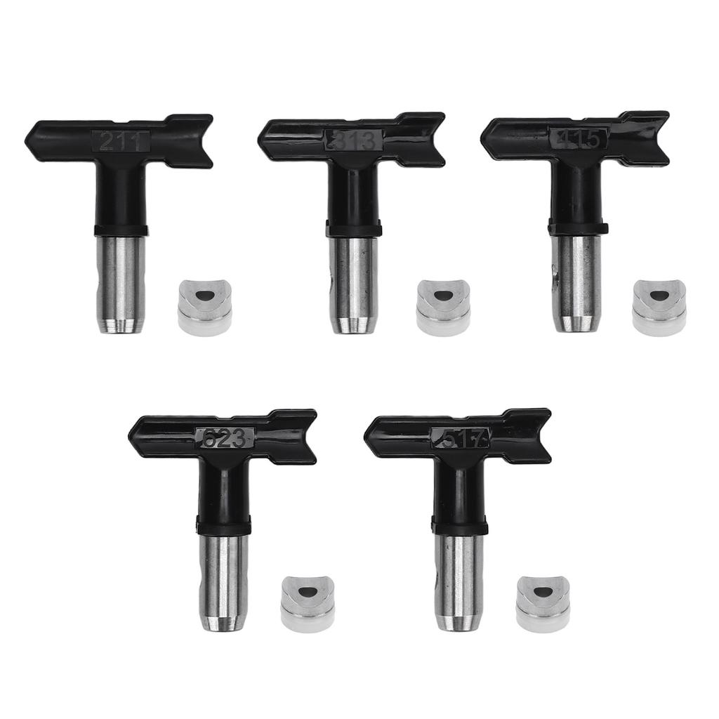 5PCS Paint Spray Tips Airless Sprayer Replacement Tip for Furniture Fence Industrial Spraying 623