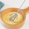 Stainless Steel Semi-Automatic Egg Beater Rotating Whisk for Cream and Eggs Durable Hand Mixer Efficient Baking Tool
