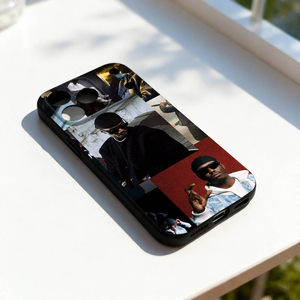 Diamant Noir W-Werenoi Handyhülle Für iPhone 11,12,13,14,15,16,17,Pro,Max,Plus,E,SE4,Air,Mini Schwarze Weiche Hülle
