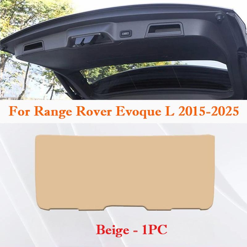 For Land Rover Range Rover Evoque L 2015-2026 Car Trunk Door Leather Anti Kick Pad Tailgate Protective Mat Interior Cargo Liner