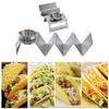 Taco Tray Holder Wave Shape Taco Rack Plate Server for Pancakes Restaurant, Home Mexican Food Oven Grill Kitchen Cooking Tool