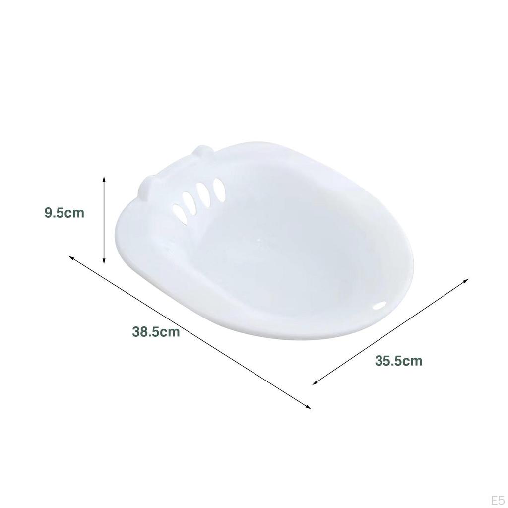 Toilet Seat Sink Woman Sits Bath Deep Bowl Avoid Squats Hip Tub Sitting Can Hold up to
