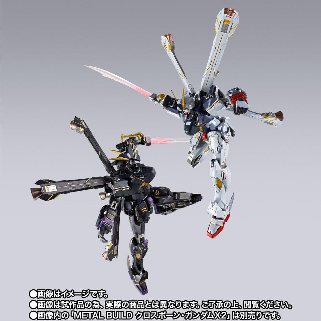 Mobile Suit Crossbone Gundam METAL BUILD Crossbone Gundam X1 Half Cross Pilot ABS PVC Diecast 180mm Figurka (Wersja Kincadeu) & & Około. Wstępnie pomalowany