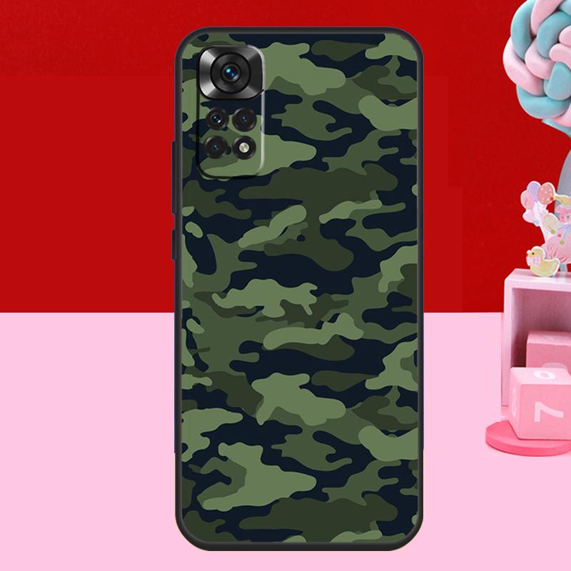 Camo Camouflage Pattern Case For Xiaomi Redmi Note 11 10 12 13 14 15 Pro Plus Redmi 15 C 14C 10C 12C 13C Soft Cover