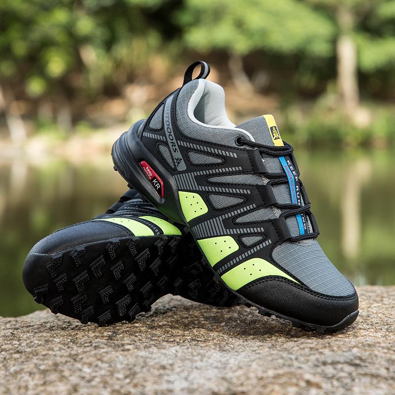 Men's Stylish, Lightweight, Breathable Outdoor Shoes - Casual and Trendy, Large Size Hiking and Mountaineering Footwear.