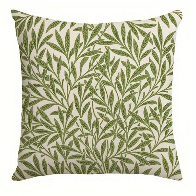 Retro Floral Cushion Covers Farmhouse Style Pillow Covers Decorative Botanical Vintage Garden Porch Patio Sofa Home Decor Room