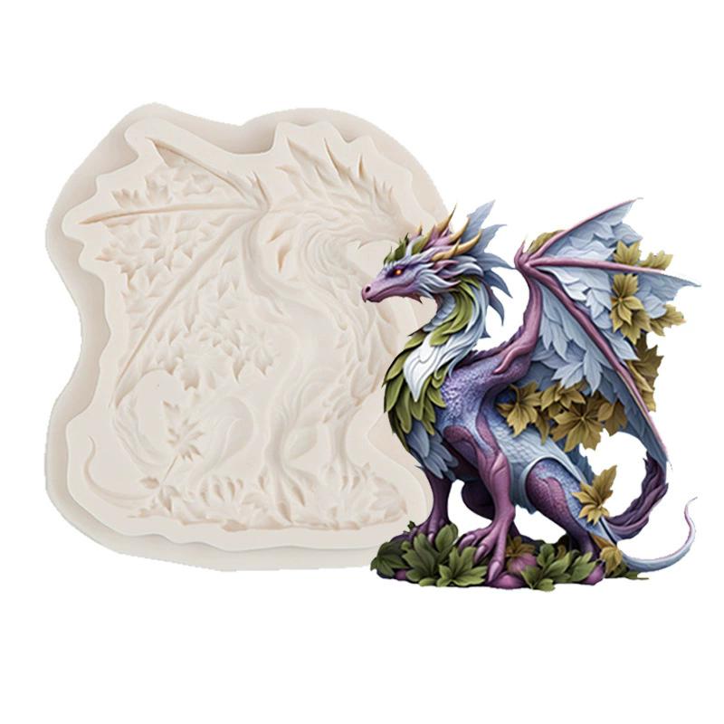 Dragon Warcraft Beast Silicone Mold for DIY Fondant Cake Decorating Sugarcraft Chocolate Resin Clay Candle Baking Tool