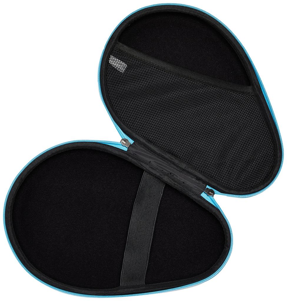 XIOM Table Tennis Racket Case, Ovre Hard Full Case, Navy x Sky, 91017