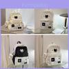Cute Cat Dot Backpack For High School Girls Nylon School Bag