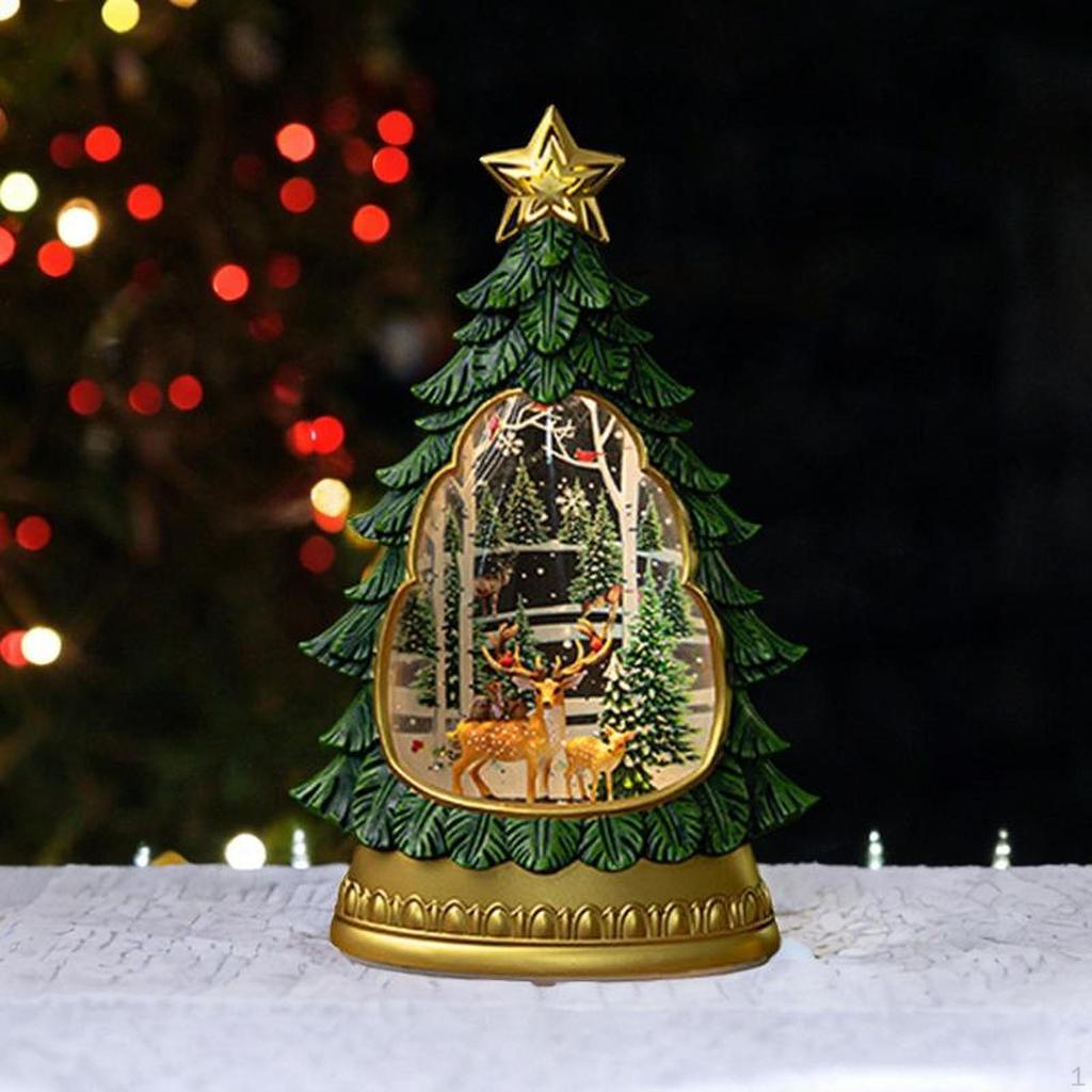 Christmas Tree Music Box Light up Musical Decoration Kids Girls Gift Xmas