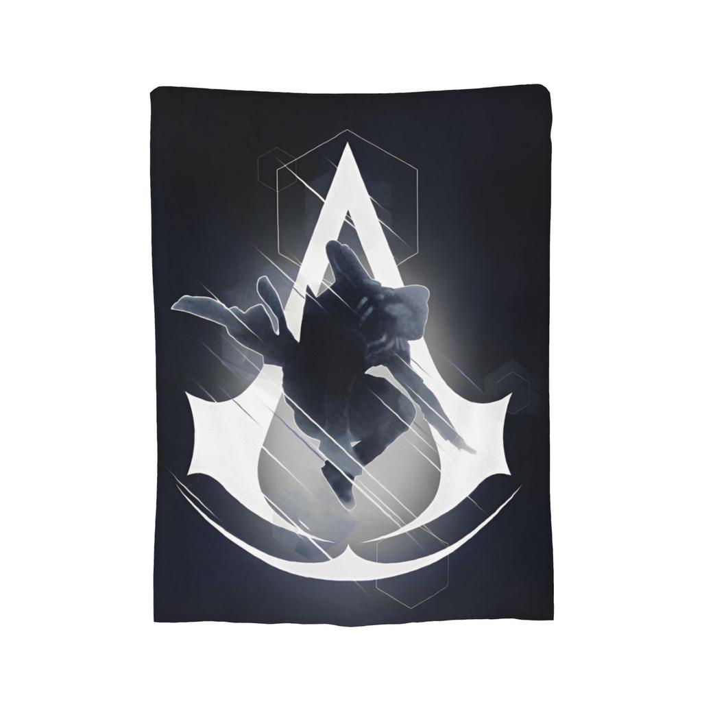 A-Assassins C-Creeds Blankets Coral Fleece Plush Breathable Lightweight Thin Throw Blanket for Bed Travel Bedding Throws