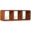 Solid Wood TV Cabinet with Honey Colored Finish 120 X 30 X 40 Cm