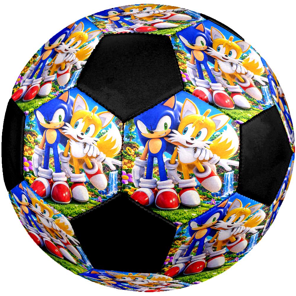 Sonic Theme Size 5 Soccer Ball, Suitable for Both Indoor and Outdoor Matches, a Gift Suitable for Everyone.