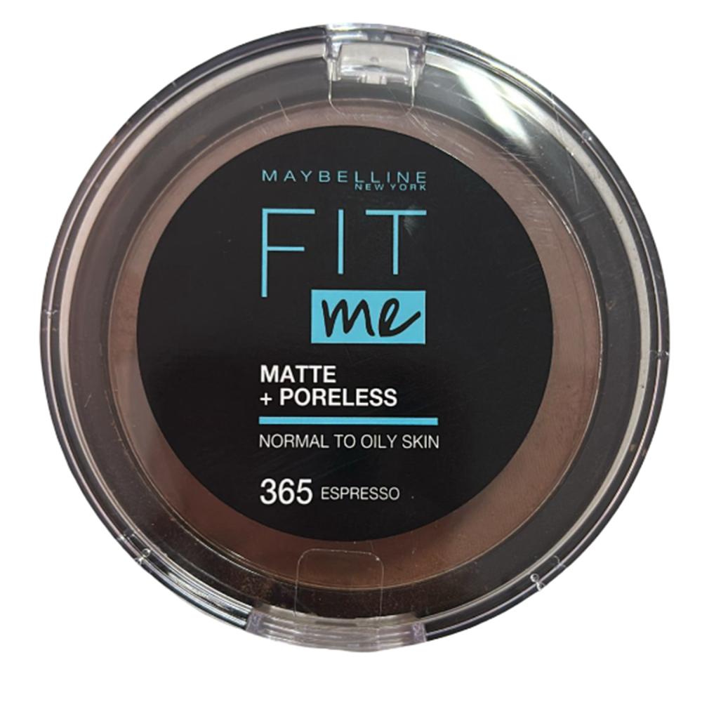 MAYBELLINE NEW YORK Matný a bezpórový pudr Fit Me -