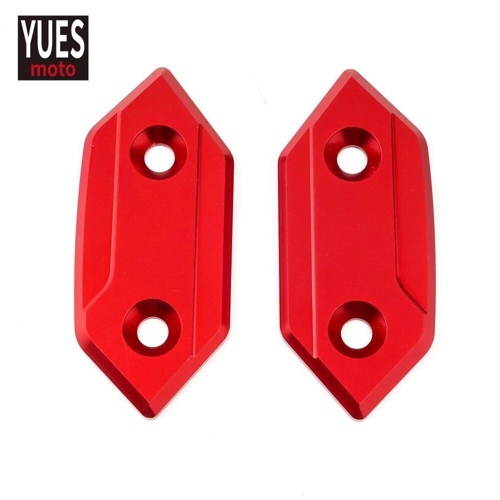 Akcesoria motocyklowe Pokrywa otworu lusterka CNC Aluminium Dla Kawasaki ZX10R ZX 10R 2008 2009 2010