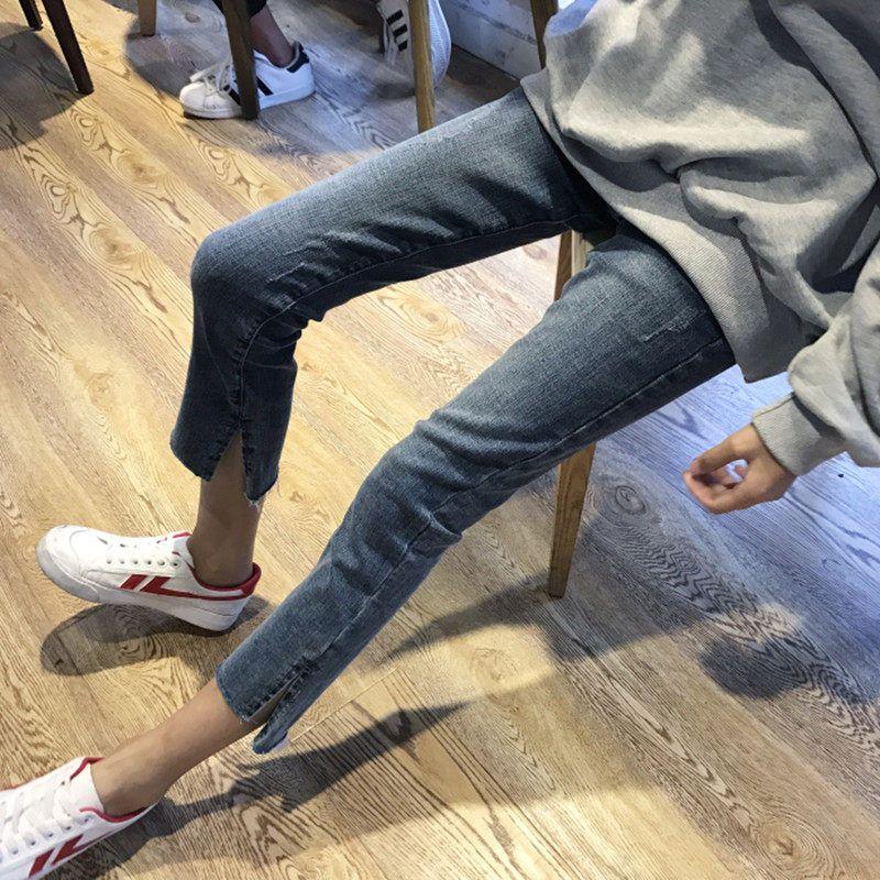 Stylish High-Waist Spring and Autumn Stretch Skinny Jeans