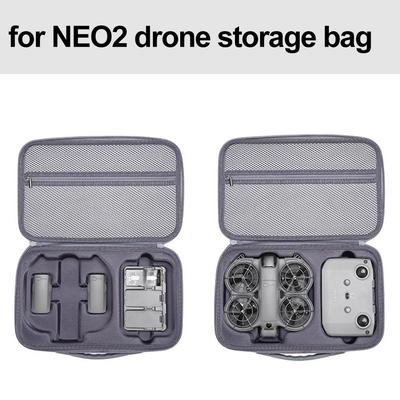 Carrying Case For DJI  Neo 2 Drone Storage Bag Drone Accessories Hard Shell Travel Box PU Leather Splash-proof Shouder Bag