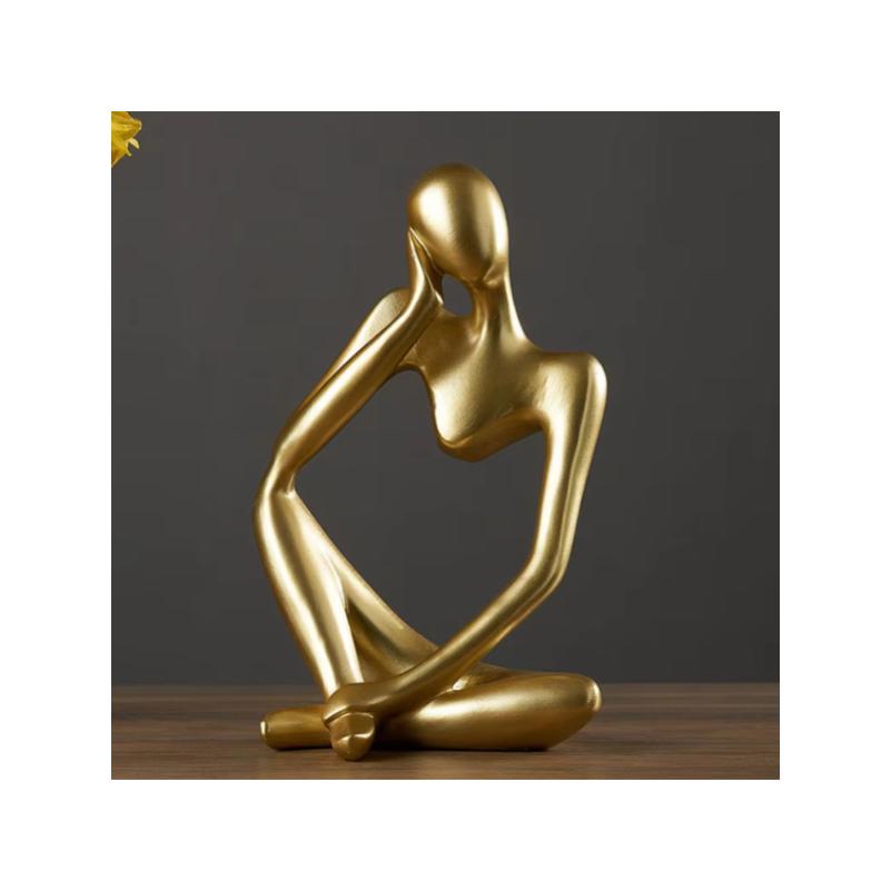 Skandinavische Kunst, abstrakte Figuren, Heimdekoration, Mini-Kunsthandwerk, leichtes, luxuriöses Eingangsornament, Schreibtischdekoration, 1 Stück