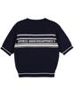 HARDCORE HAPPINESS Round Neck Knit_Navy