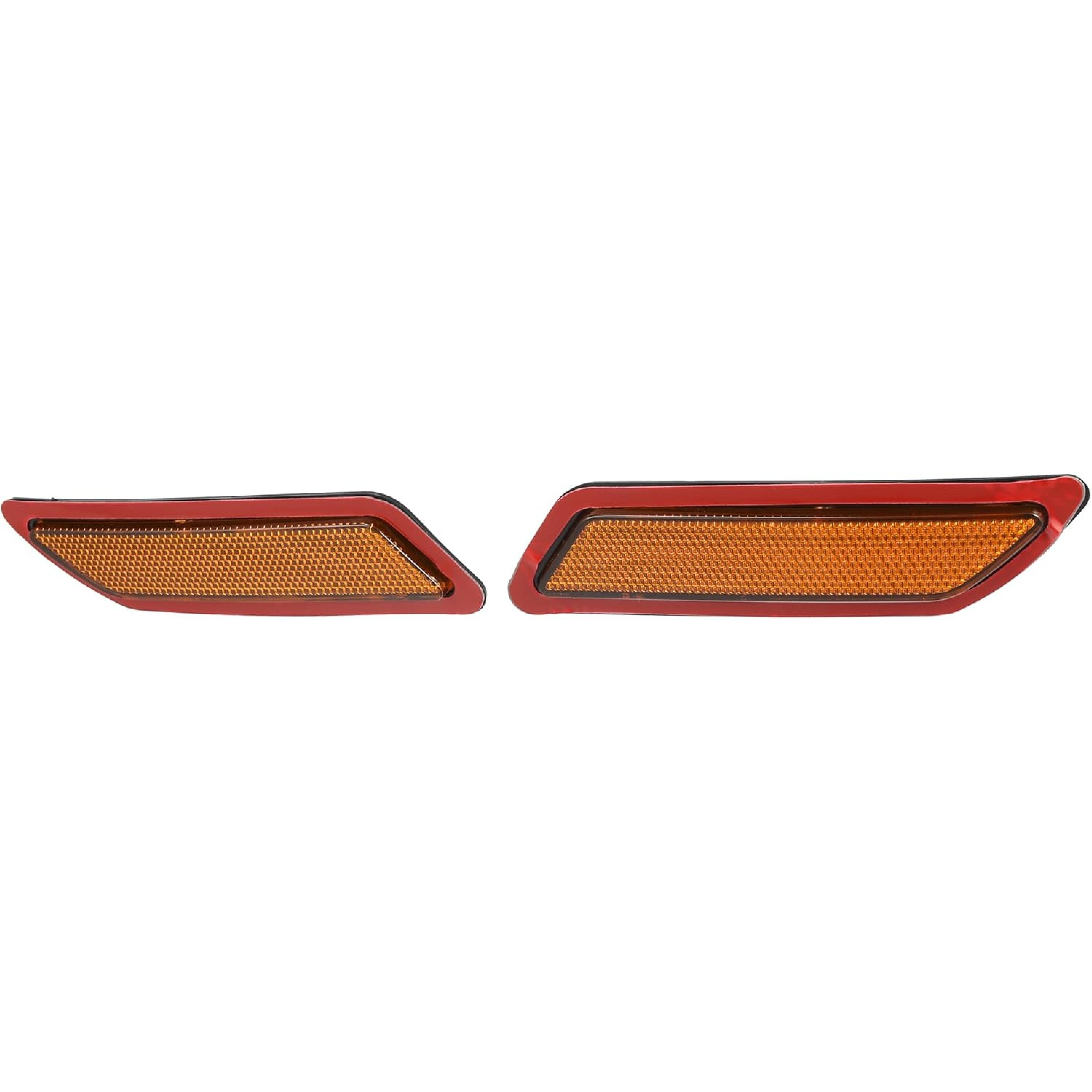 Bumper Reflector Side Marker 63147274521 63147274522 Front Reflector for BMW 328i 2012-2015 Plastic (Set of 2)
