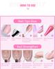 BORN PRETTY 6-in-1 Nail Gel: Base, Top Coat & Adhesive
