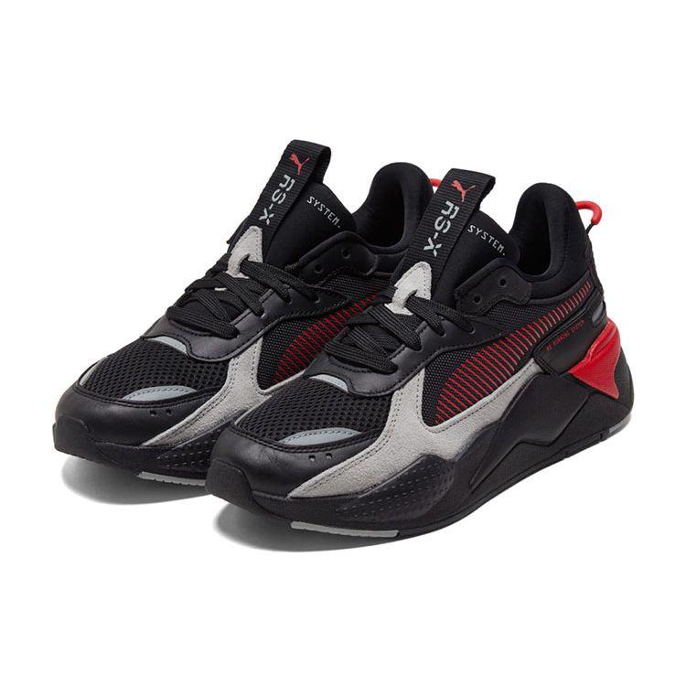 PUMA RS-X Reinvention Unisex Sneakers Black High Risk Red 369579-13