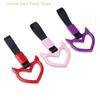 Correa de remolque colorida para automóvil, anillo Tsurikawa, corazón, JDM, correa para la mano para el asa del autobús, correa con dije de deriva, accesorios para automóviles