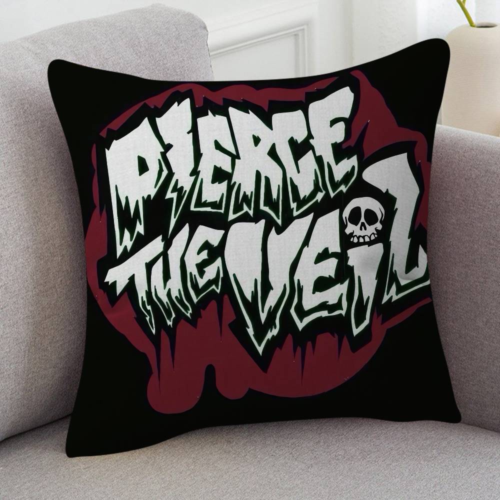 Rock Band Pierce The Veil Pillow Case Soft Double Sided Print Sofa Cushion Cover Throw Pillow Covers
