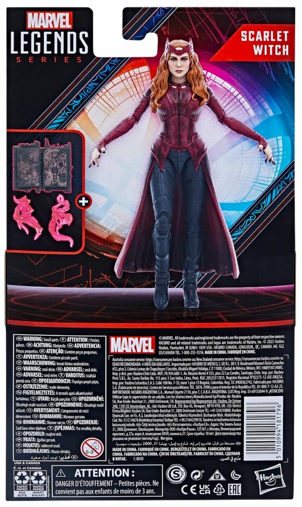 Hasbro Doctor StrangeMultiverse of Madness Marvel Legends Target Exclusive 6-inch Action Figure Scarlet Witch 2023 Legends MCU Movie MARVEL LEGENDS
