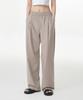 MUSINSA STANDARD WOMAN [Cooltandard] Women'S One-Tuck Wide Elastic Banding Slacks [Light Beige]