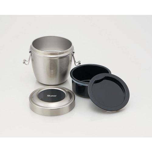 Skater antibakteriell termisk lunsjboks bolletype rustfritt stål lunsjboks 550 ml sølv STLBD6AG-A