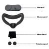 Silicone Cover Set Mask Face Pad with Len Cover & Joystick Cover VR Accessories Protective Cover for Meta Quest 3S VR Headset