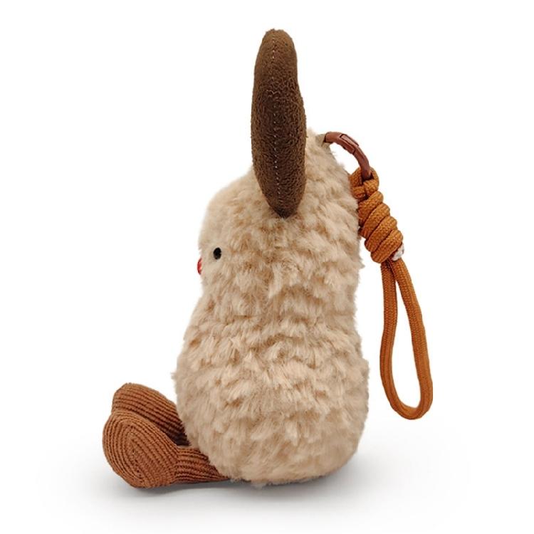 Erdnuss PP Baumwolle Schlüsselanhänger Spielzeug Lieblicher Cartoon-Charakter mit Feiertagsdesigns Drei Varianten für jedes Alter