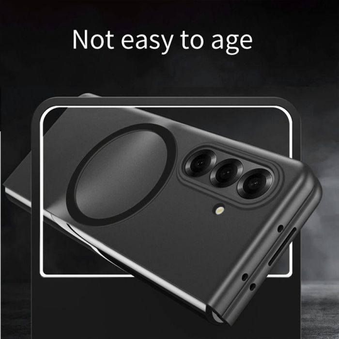 Coque pour Samsung Galaxy Z Fold 8 Ultra, Antichoc Rigide avec Cercle Magnétique - Noir